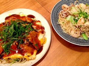 季節のお好み焼き、一品メニューをご提供しています