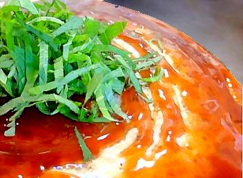 青しそのお好み焼き